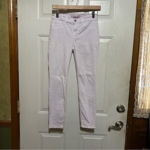 J Brand CAPRI Jeans Women 27 Soft Lilac Skinny‎ Crop Stretch Mid Rise EUC